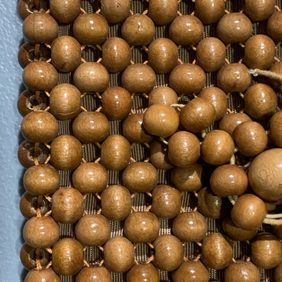 Beaded Tan Clutch - Picture 6 of 9